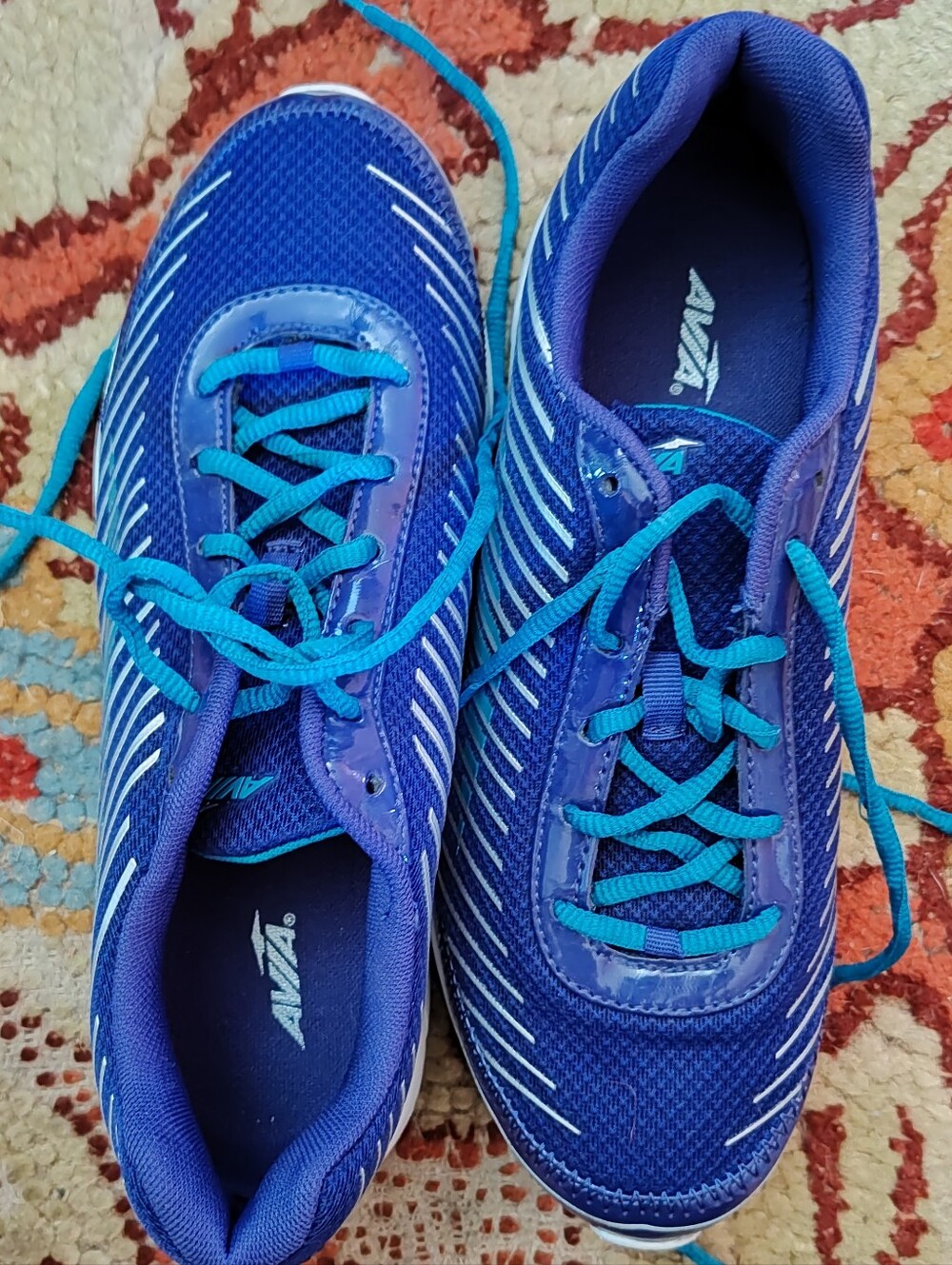Avia Men's Blue Purple Athletic Sneakers 9.5